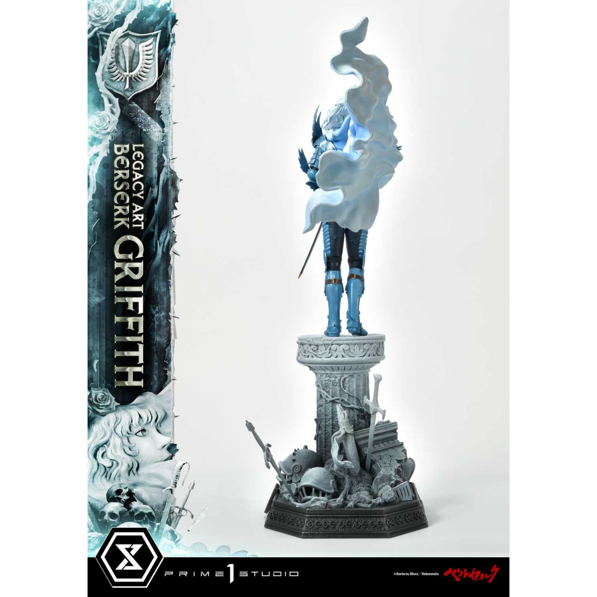 Prime 1 Studio Berserk - Statua di Kentaro Miura Legacy Art Berserker GRIFFITH versione bonus in scala 1/6