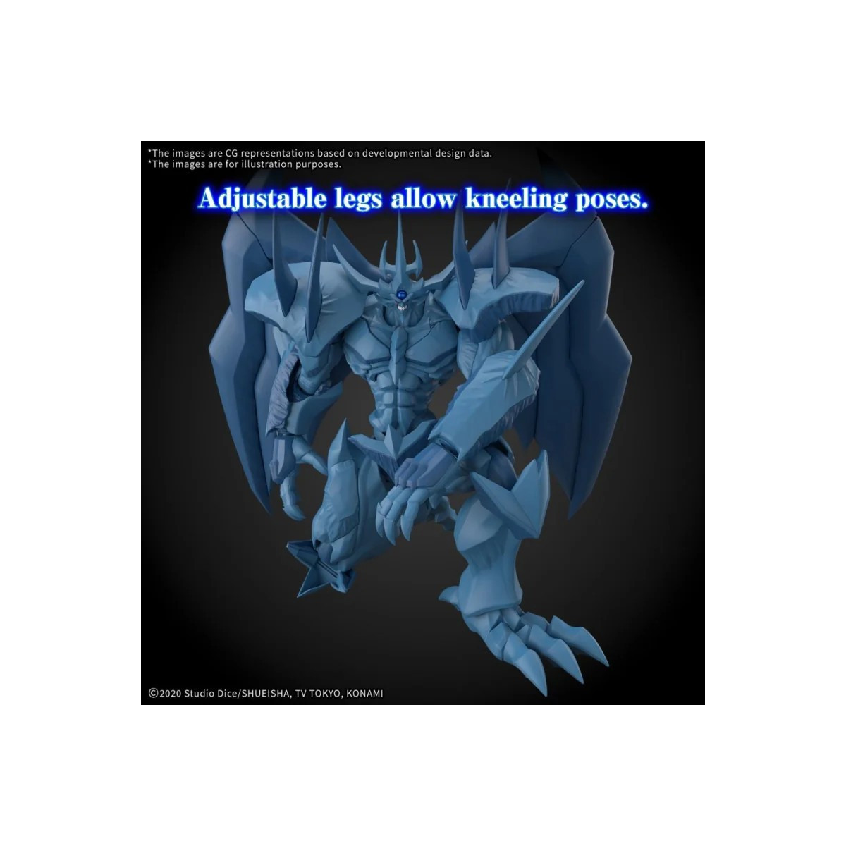 Bandai Figura amplificata standard di Yu-Gi-Oh Rise - Figurina del leggendario Incarnato di Exodia