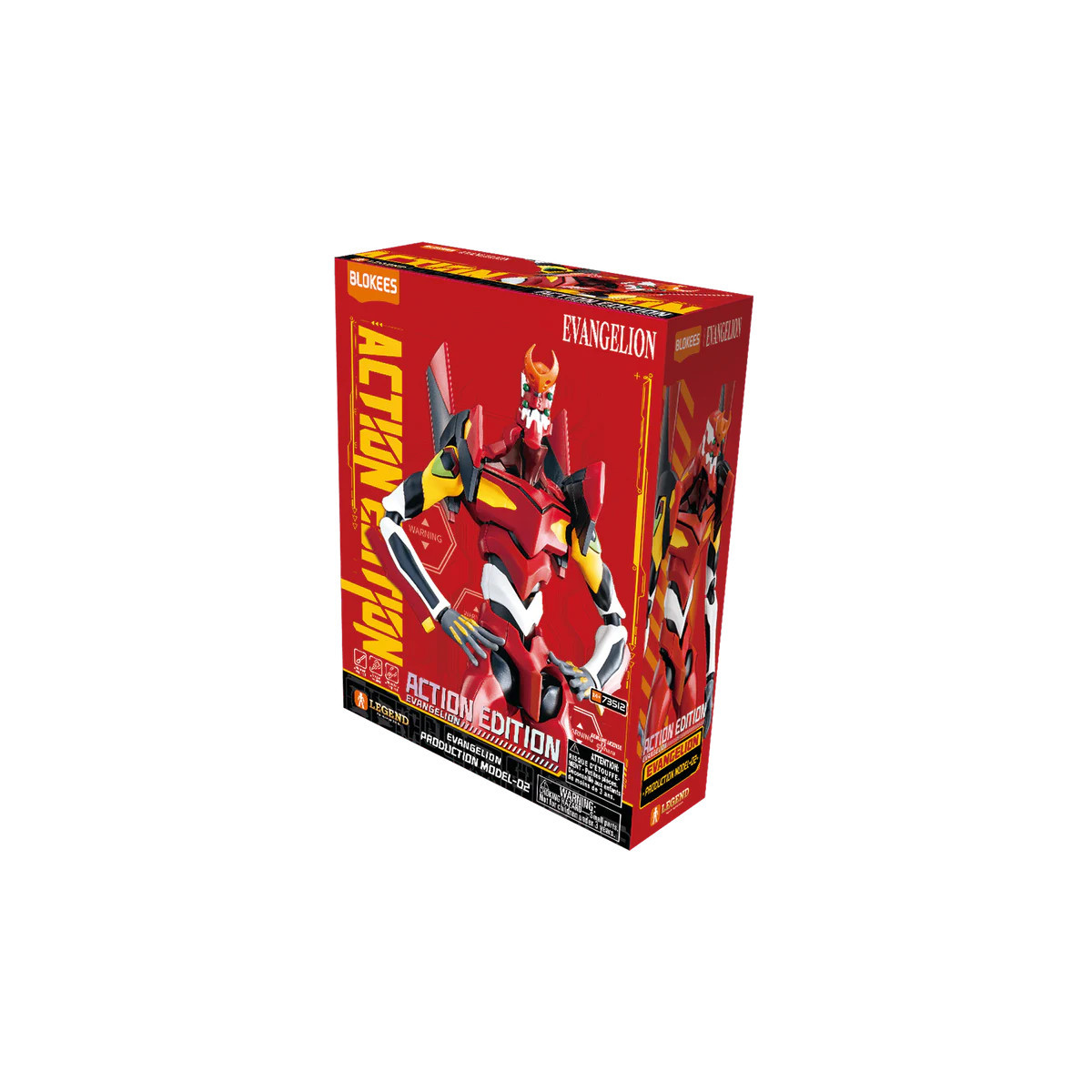 Blokees Evanglion - Edizione d'azione Neon Genesis Evangelion Modello di produzione-02 - Unità Eva 02