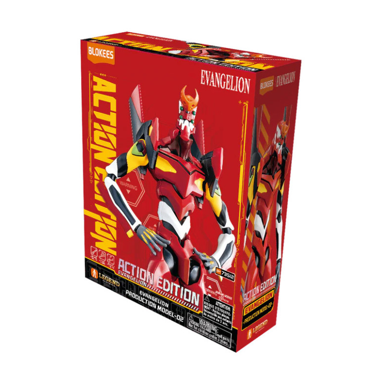 Blokees Evanglion - Edizione d'azione Neon Genesis Evangelion Modello di produzione-02 - Unità Eva 02