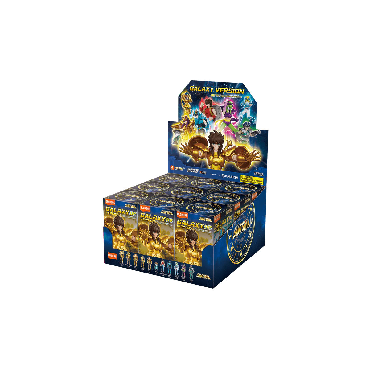 Blokees Saint Seiya - Versione Galaxy 02 L'eredità dei Santi d'Oro - Assortimento di 9 kit di modellini