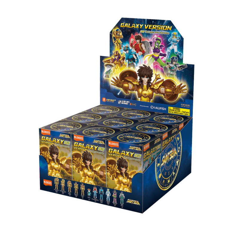 Blokees Saint Seiya - Versione Galaxy 02 L'eredità dei Santi d'Oro - Assortimento di 9 kit di modellini