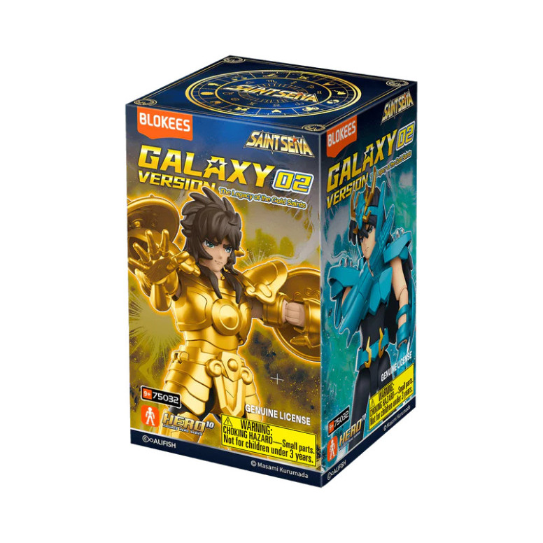 Blokees Saint Seiya - Versione Galaxy 02 L'eredità dei Santi d'Oro - Assortimento di 9 kit di modellini