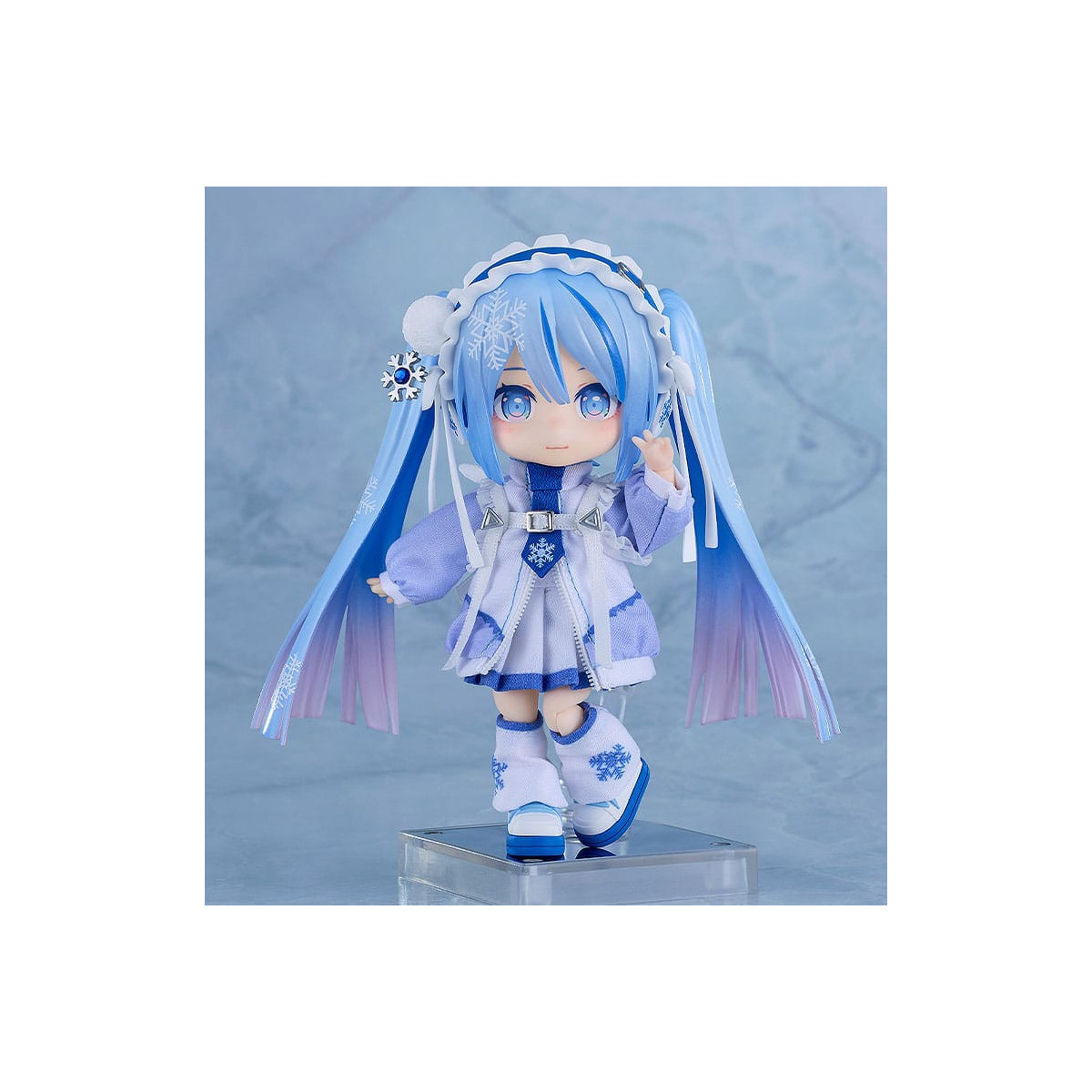 Nendoroid Doll - Snow Miku: Yukiiro Pop Ver. - Serie vocale dei personaggi 01: Hatsune Miku