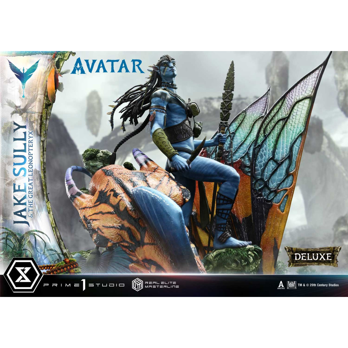 Prime 1 Studio Avatar - Jake Sully e il Grande Leonopteryx Versione Deluxe Bonus 1/4