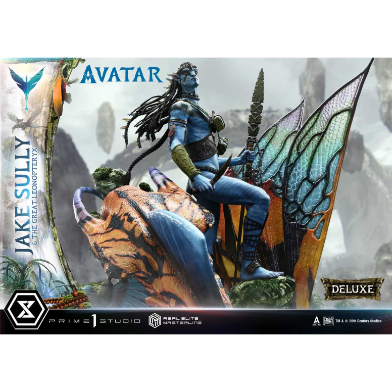 Prime 1 Studio Avatar - Jake Sully e il Grande Leonopteryx Versione Deluxe Bonus 1/4