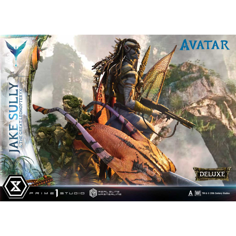 Prime 1 Studio Avatar - Jake Sully e il Grande Leonopteryx Versione Deluxe Bonus 1/4