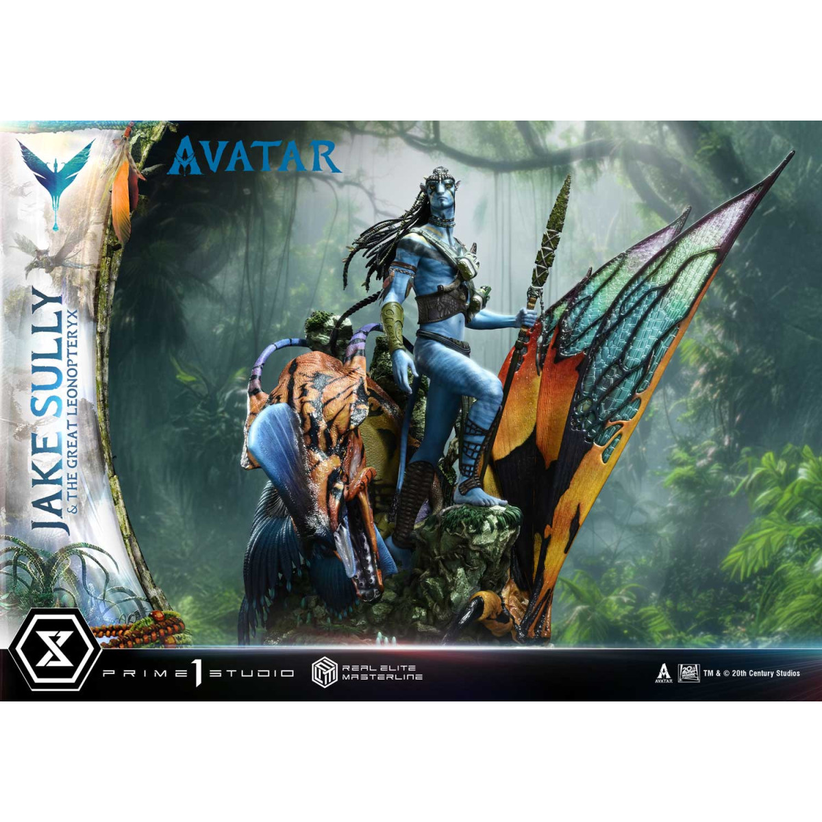 Prime 1 Studio Avatar - Jake Sully e il Grande Leonopteryx Versione Deluxe Bonus 1/4