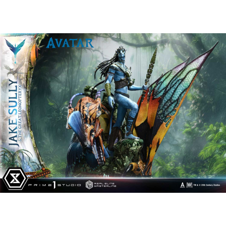 Prime 1 Studio Avatar - Jake Sully e il Grande Leonopteryx Versione Deluxe Bonus 1/4