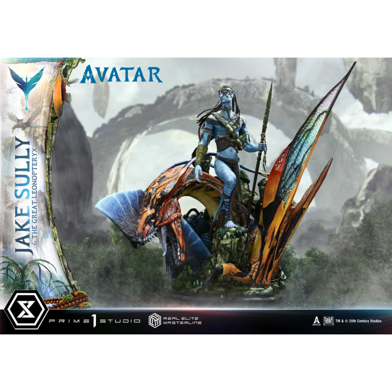 Prime 1 Studio Avatar - Jake Sully e il Grande Leonopteryx Versione Deluxe Bonus 1/4