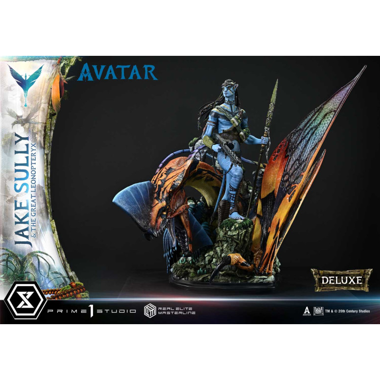 Prime 1 Studio Avatar - Jake Sully e il Grande Leonopteryx Versione Deluxe Bonus 1/4