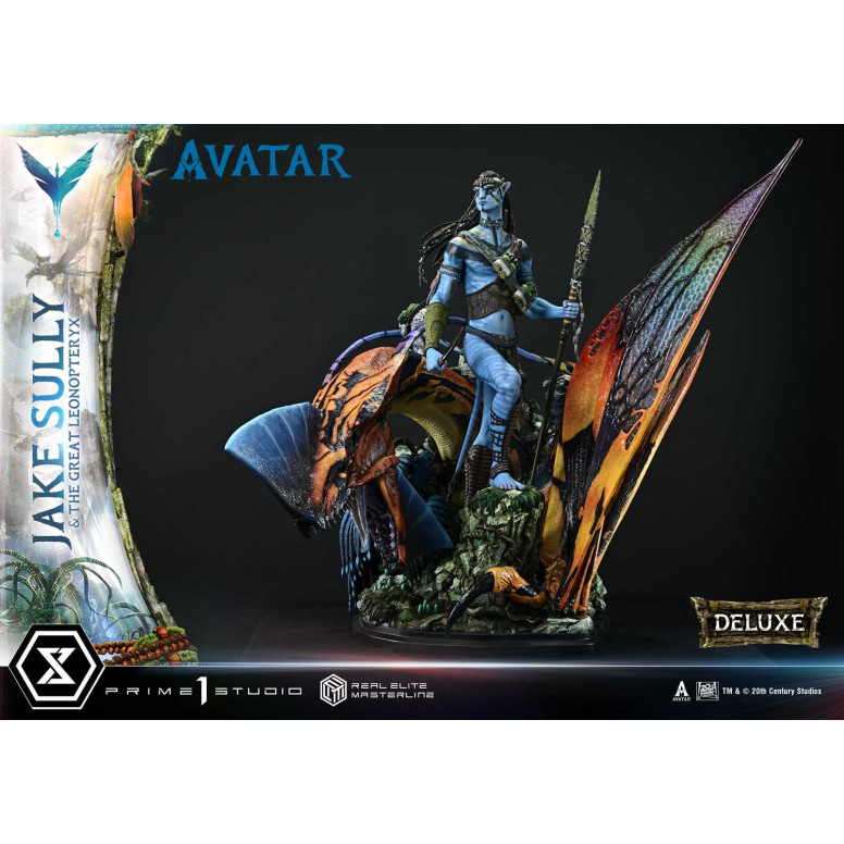 Prime 1 Studio Avatar - Jake Sully e il Grande Leonopteryx Versione Deluxe Bonus 1/4