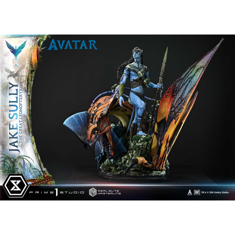 Prime 1 Studio Avatar - Jake Sully e il Grande Leonopteryx Versione Deluxe Bonus 1/4