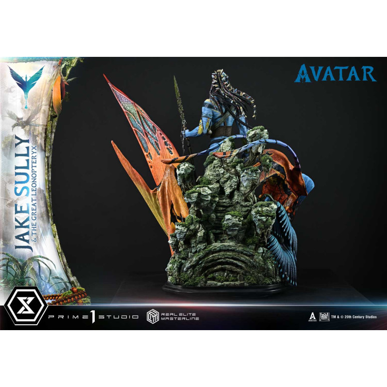 Prime 1 Studio Avatar - Jake Sully e il Grande Leonopteryx Versione Deluxe Bonus 1/4