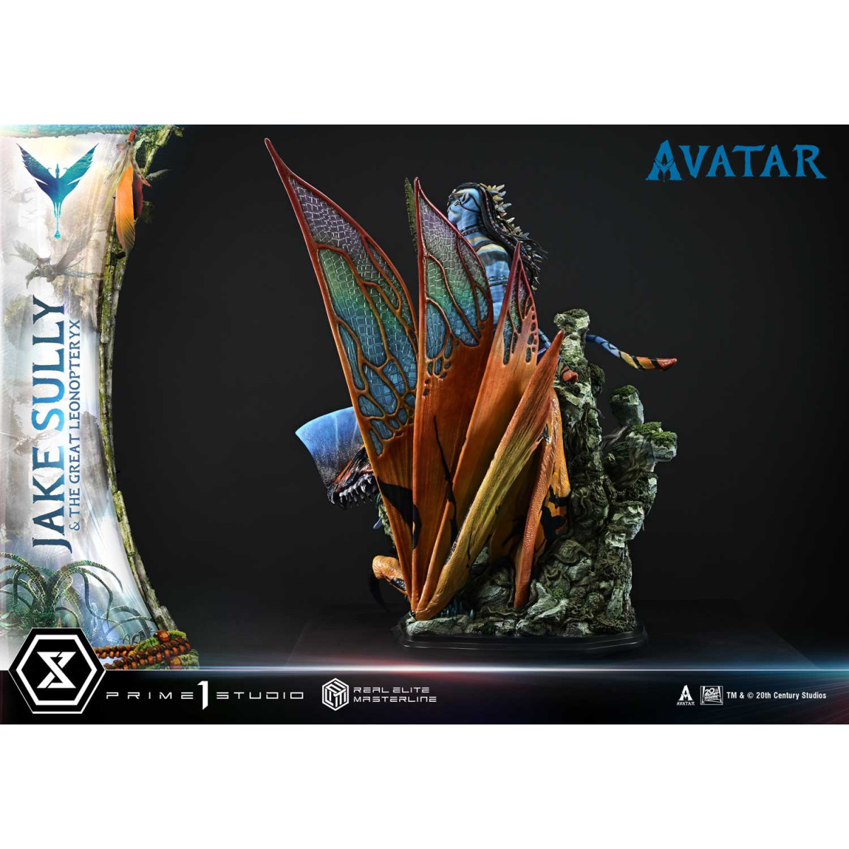 Prime 1 Studio Avatar - Jake Sully e il Grande Leonopteryx Versione Deluxe Bonus 1/4