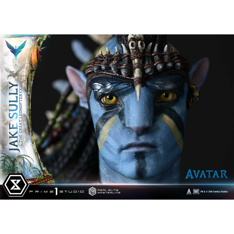Prime 1 Studio Avatar - Jake Sully e il Grande Leonopteryx Versione Deluxe Bonus 1/4