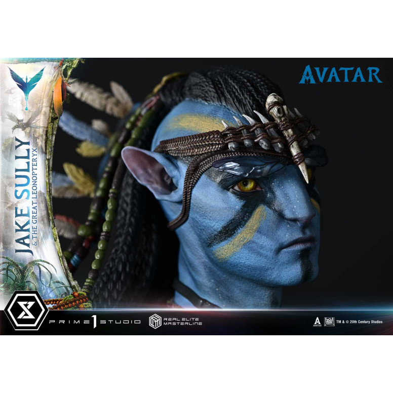 Prime 1 Studio Avatar - Jake Sully e il Grande Leonopteryx Versione Deluxe Bonus 1/4