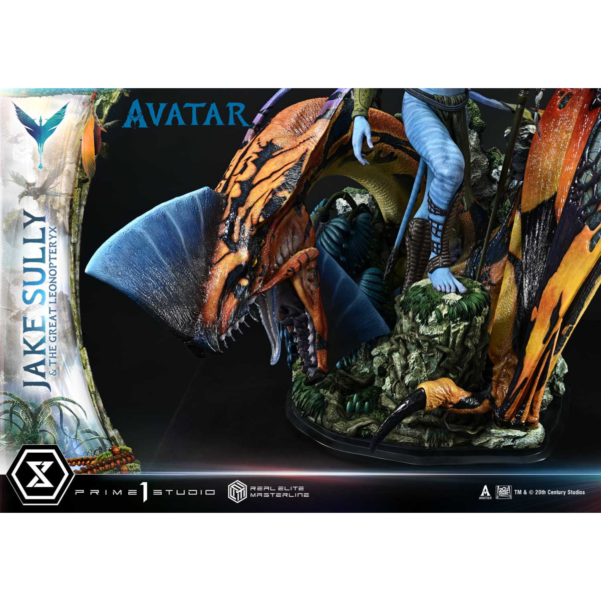 Prime 1 Studio Avatar - Jake Sully e il Grande Leonopteryx Versione Deluxe Bonus 1/4
