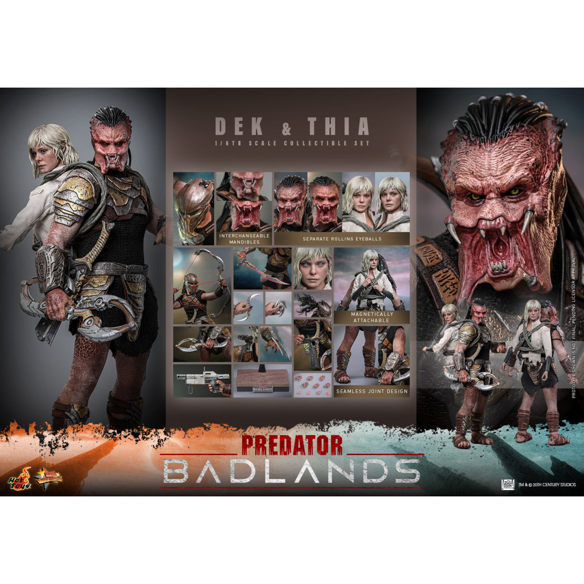 Hot Toys - Predator: Badlands - Dek e Thia MMS 1/6 - MMS850