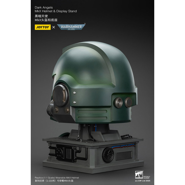 JoyToy - Warhammer 40000 - Dark Angels MkX Helmet & Display Stand 1/1