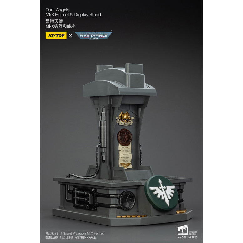 JoyToy - Warhammer 40000 - Dark Angels MkX Helmet & Display Stand 1/1