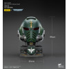 JoyToy - Warhammer 40000 - Dark Angels MkX Helmet & Display Stand 1/1