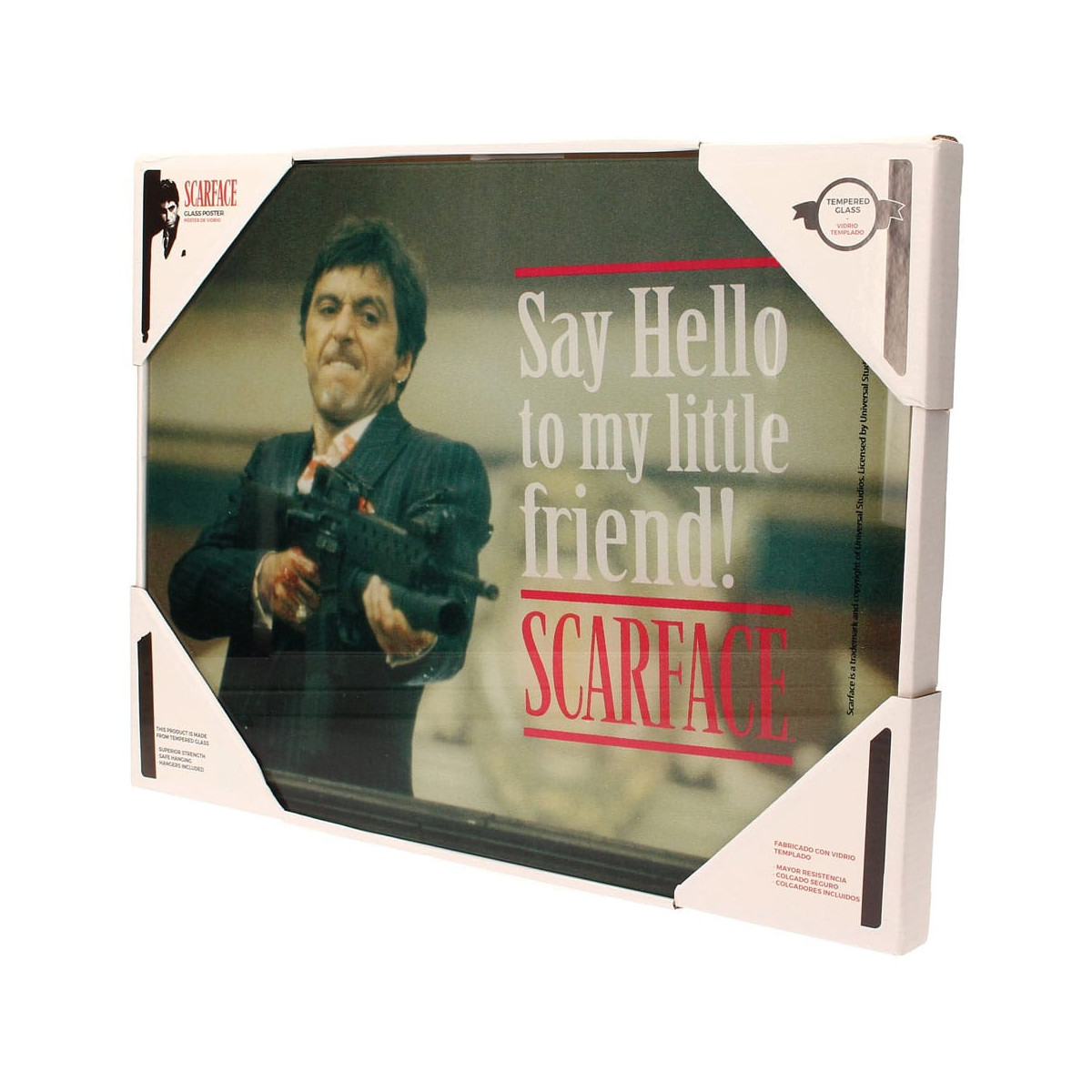 SD Toys - Scarface poster in vetro "Say Hello