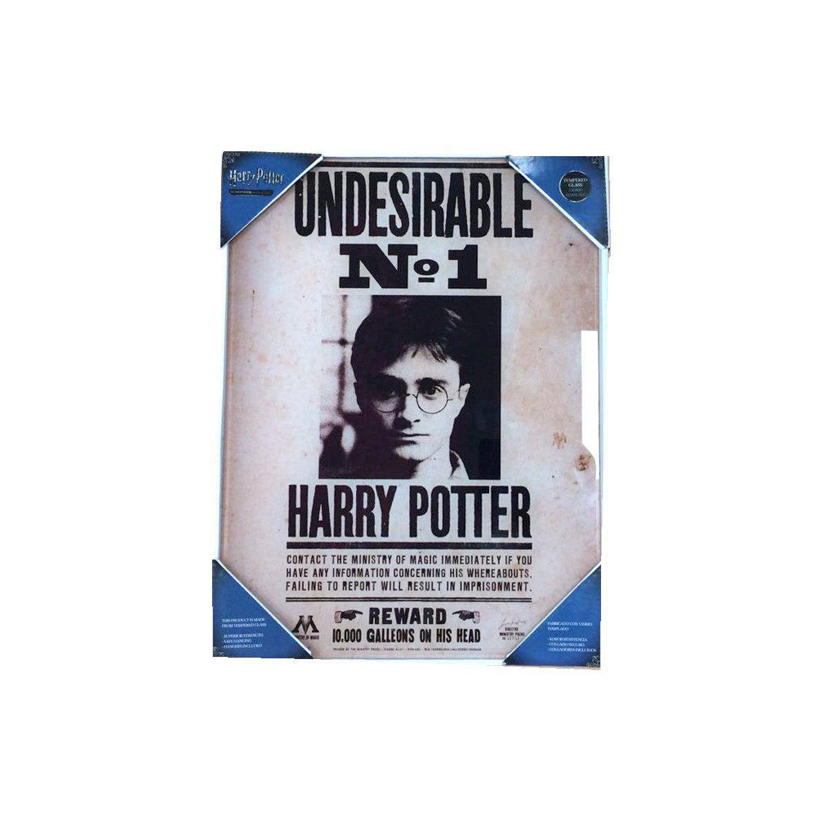 SD Toys - Poster in vetro di Harry Potter "Non desiderabile n. 1