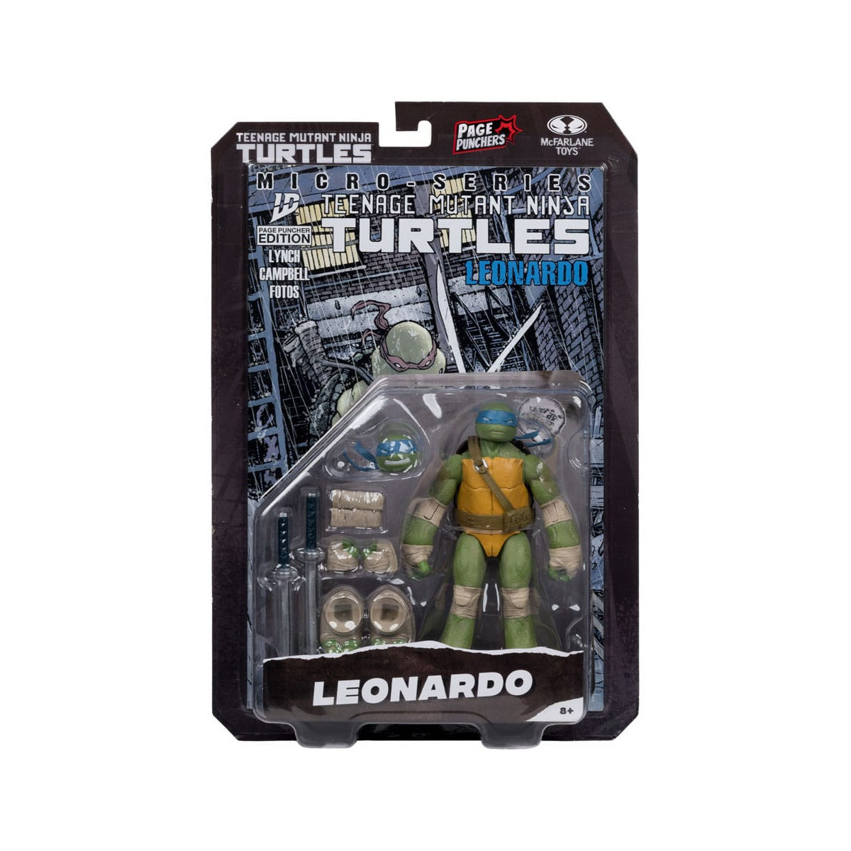 Mc Farlane TMNT - Pugnalatori di pagine - Leonardo - Teenage Mutant Ninja Turtles