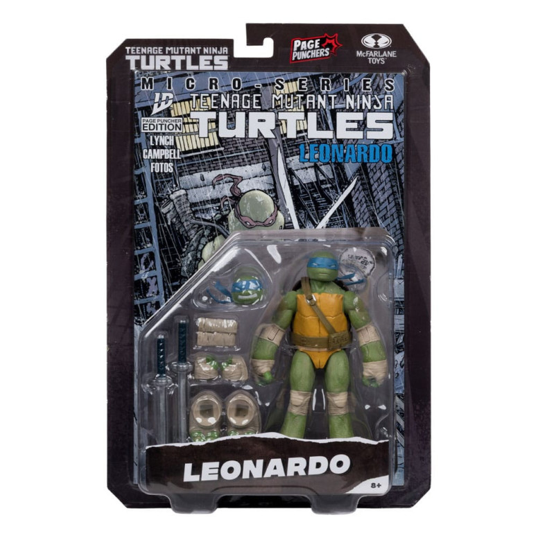 Mc Farlane TMNT - Pugnalatori di pagine - Leonardo - Teenage Mutant Ninja Turtles