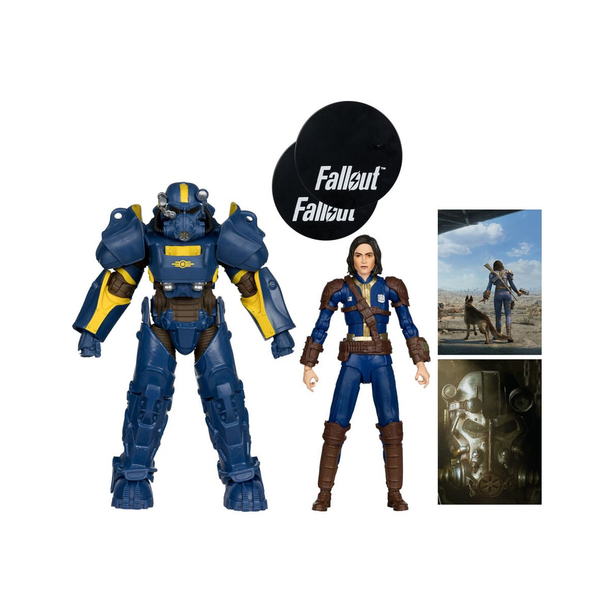Mc Farlane - T-60 Vault Tec e Sole Survivor - Fallout 4