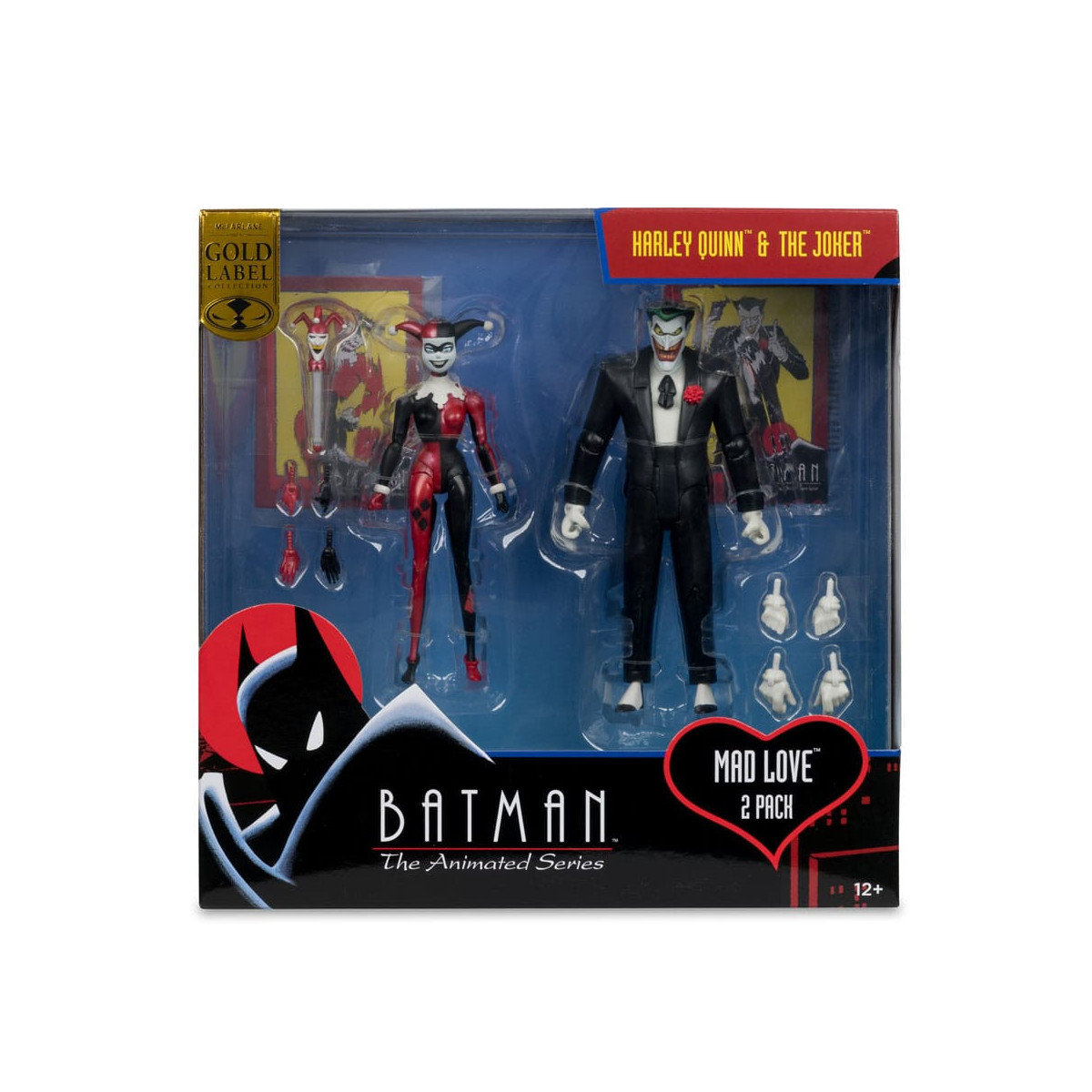 Mc Farlane DC Direct - Harley Quinn & Joker (Mad Love) (Gold Label) - Batman: Animated Series 1992