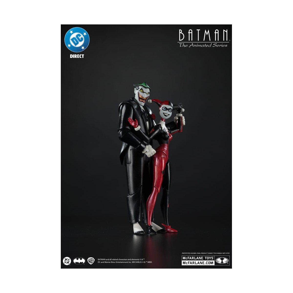Mc Farlane DC Direct - Harley Quinn & Joker (Mad Love) (Gold Label) - Batman: Animated Series 1992