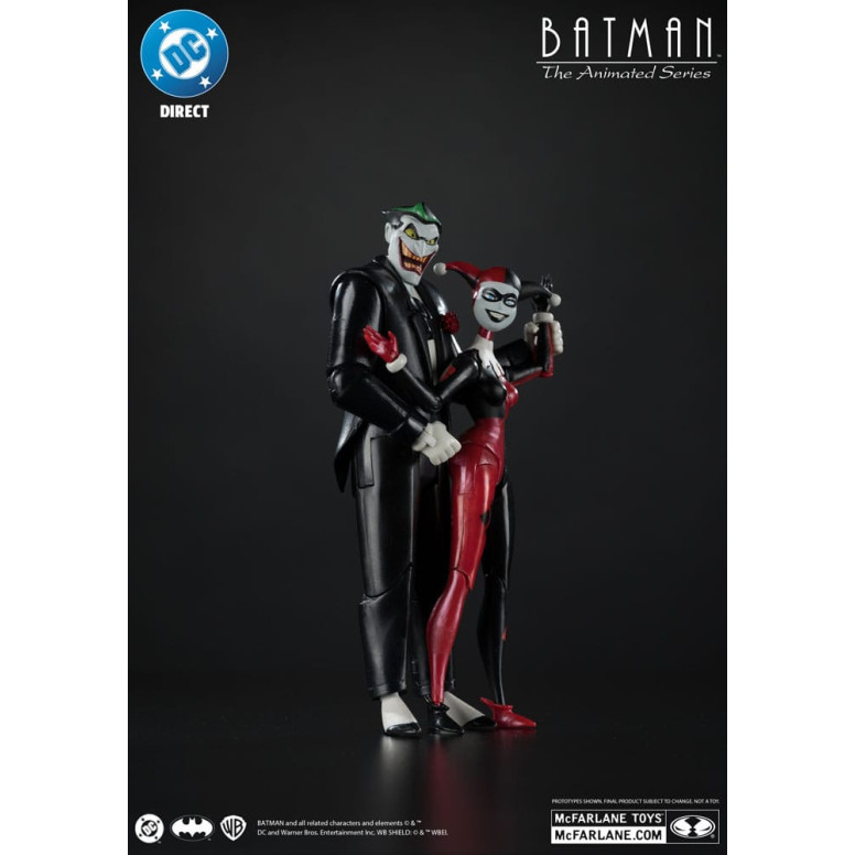 Mc Farlane DC Direct - Harley Quinn & Joker (Mad Love) (Gold Label) - Batman: Animated Series 1992