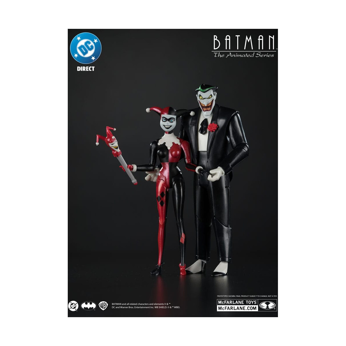 Mc Farlane DC Direct - Harley Quinn & Joker (Mad Love) (Gold Label) - Batman: Animated Series 1992
