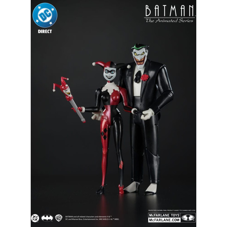Mc Farlane DC Direct - Harley Quinn & Joker (Mad Love) (Gold Label) - Batman: Animated Series 1992