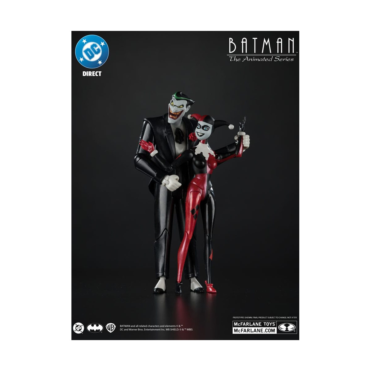 Mc Farlane DC Direct - Harley Quinn & Joker (Mad Love) (Gold Label) - Batman: Animated Series 1992