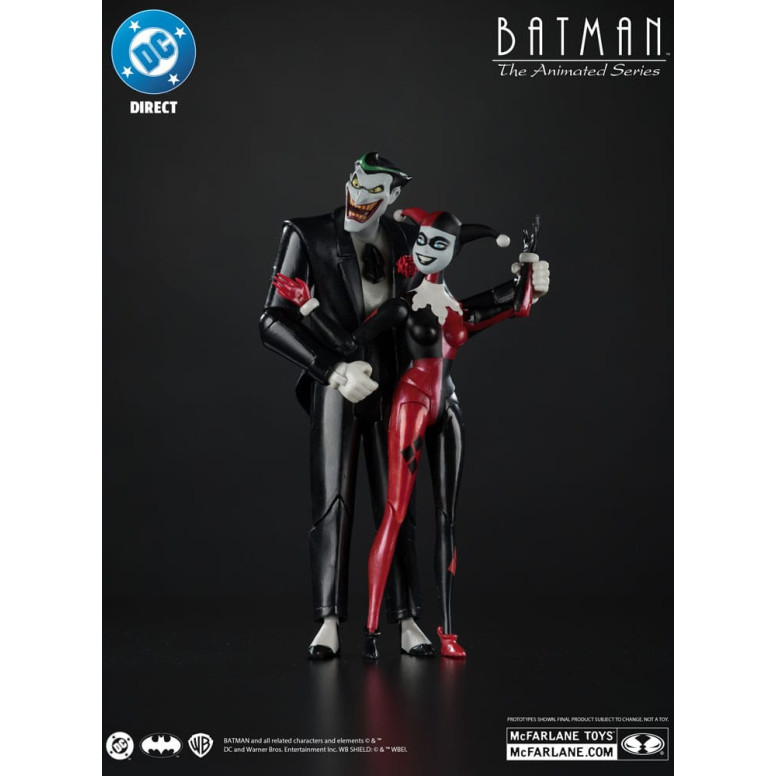 Mc Farlane DC Direct - Harley Quinn & Joker (Mad Love) (Gold Label) - Batman: Animated Series 1992