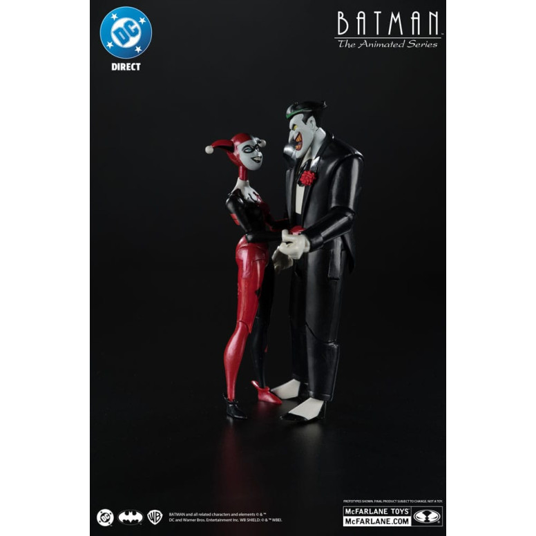 Mc Farlane DC Direct - Harley Quinn & Joker (Mad Love) (Gold Label) - Batman: Animated Series 1992
