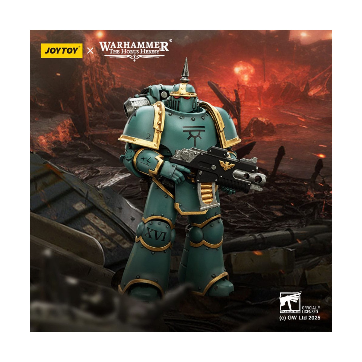 Joytoy - Warhammer - Sons of Horus - Legionario tattico MK lll - L'Eresia di Horus