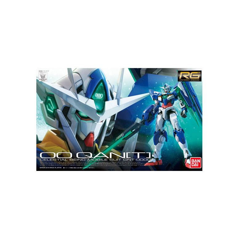 Bandai - Gunpla - Gundam 1/144 RG - GNT-0000 00QAN (T) - Mobile Suit Gundam 00: Il risveglio dell'apripista