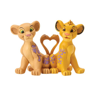 Disney Tradizioni di Jim Shore - Il re leone - Nala e Simba il cuore
