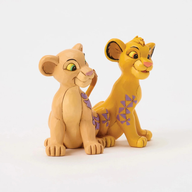 Disney Tradizioni di Jim Shore - Il re leone - Nala e Simba il cuore