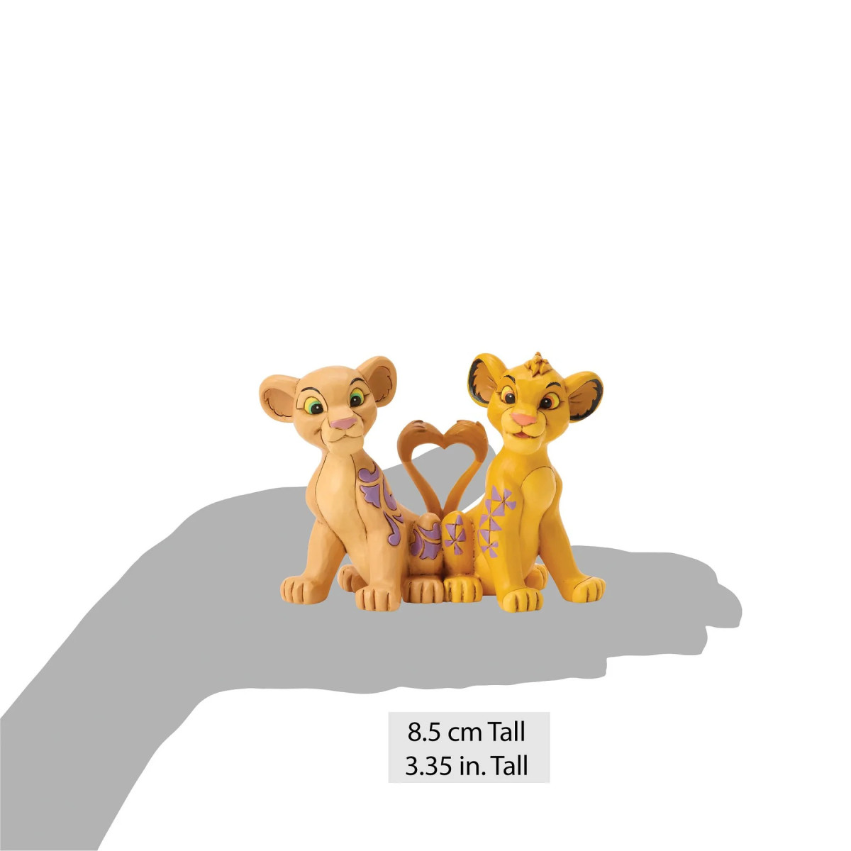 Disney Tradizioni di Jim Shore - Il re leone - Nala e Simba il cuore