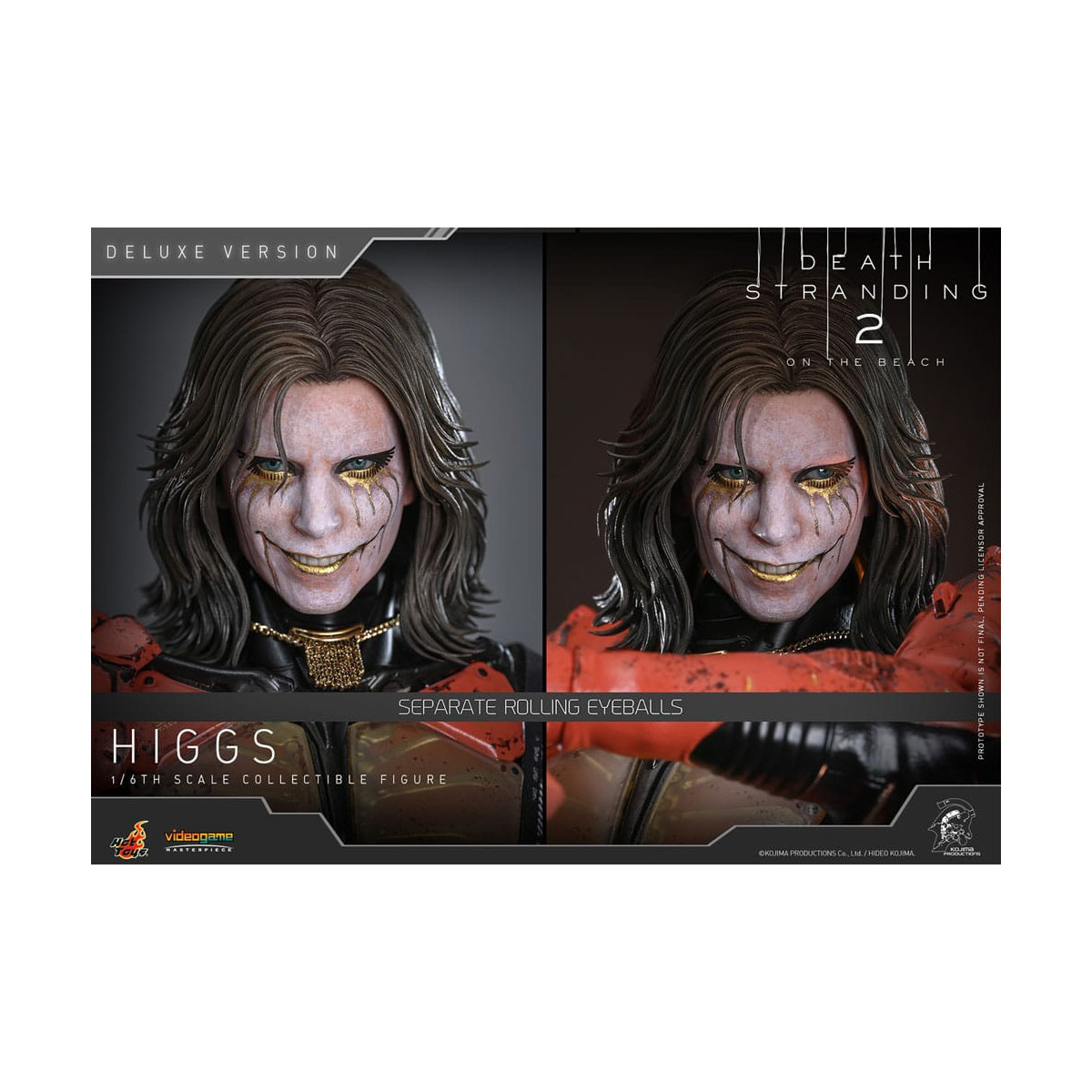 Hot Toys - Death Stranding 2: On the Beach VGM 1/6 - HIGGS Versione Deluxe