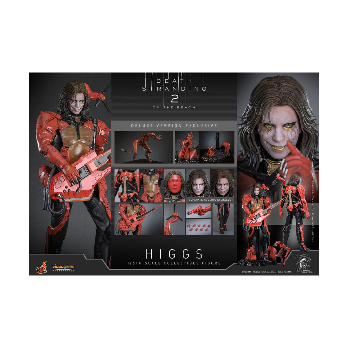 Hot Toys - Death Stranding 2: On the Beach VGM 1/6 - HIGGS Versione Deluxe