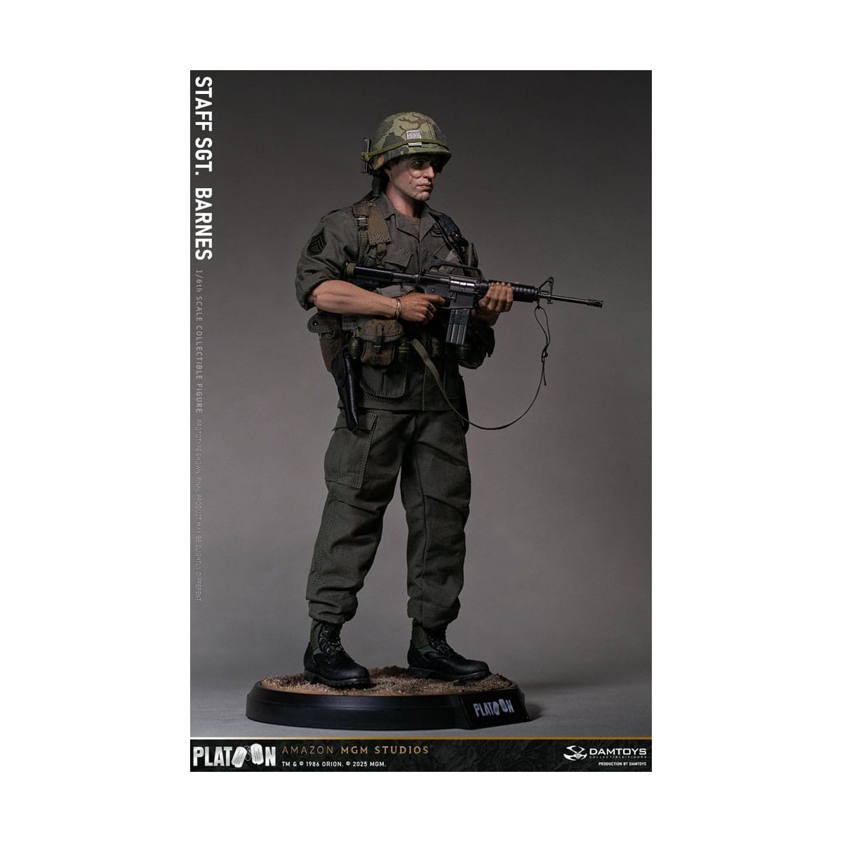 DAMTOYS - Plotone - Sergente maggiore Barnes 1/6 da collezione
