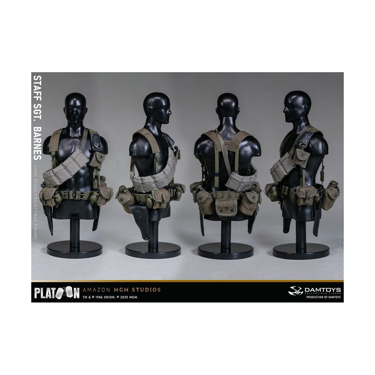 DAMTOYS - Plotone - Sergente maggiore Barnes 1/6 da collezione