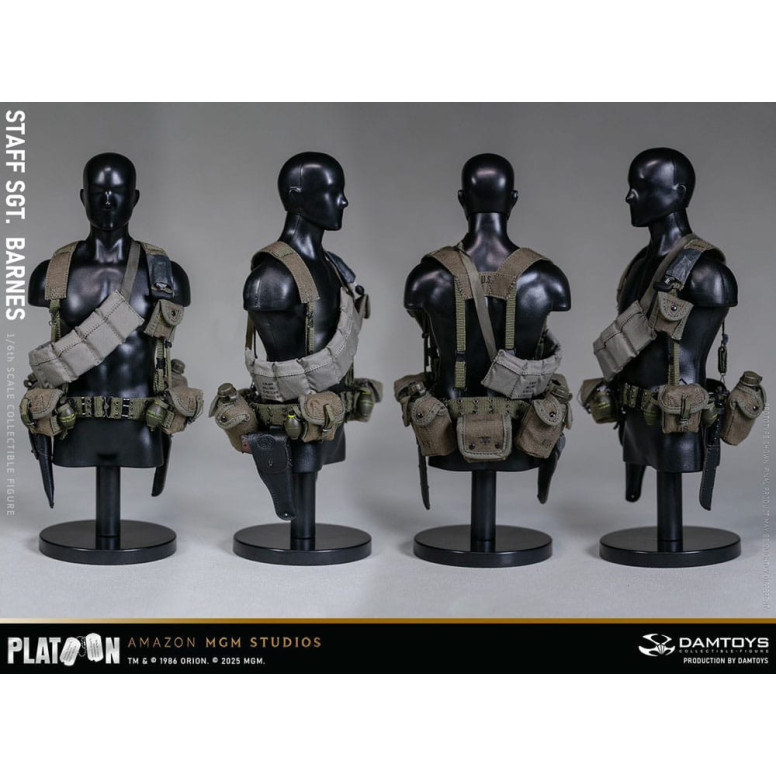 DAMTOYS - Plotone - Sergente maggiore Barnes 1/6 da collezione