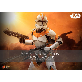 Hot Toys Star Wars - 104° Battaglione Wolfpack Clone Trooper Versione Deluxe - The Clone Wars 1/6 Figurine